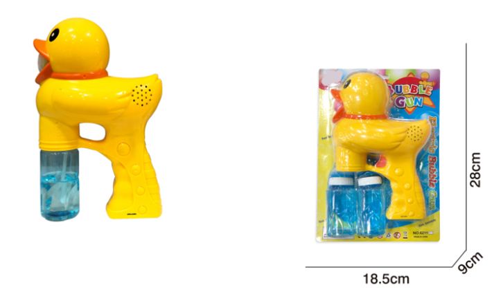 Chow Dudu Bubble Toy GF6211 Papra Elettrika Bubble Gun bid-Dawl u Mużika (3)