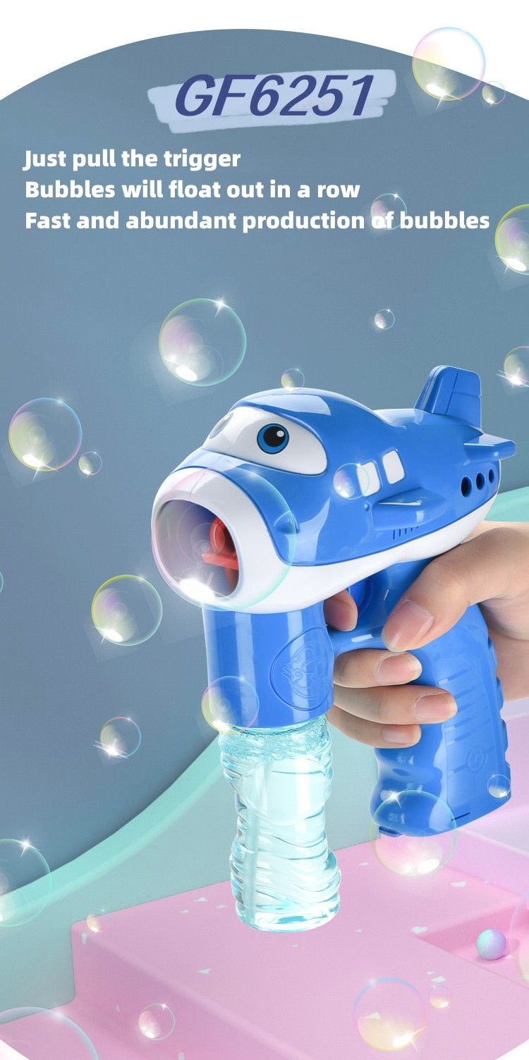 Chow Dudu Bubble Toy GF6251 Elektryczny pistolet do baniek mydlanych ze światłem i muzyką (3)