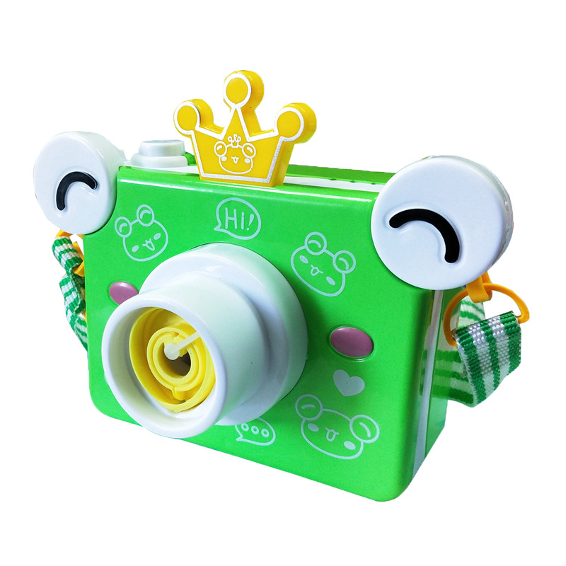 Zabawka bąbelkowa Chow Dudu GF6258 Elektryczna kamera bąbelkowa ze uroczym zwierzęciem ze światłem i muzyką (1)