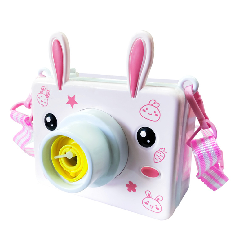 ʻO Chow Dudu Bubble Toy GF6258 Uila Nani ʻOlu Animal Bubble Camera me ka māmā a me ke mele (3)