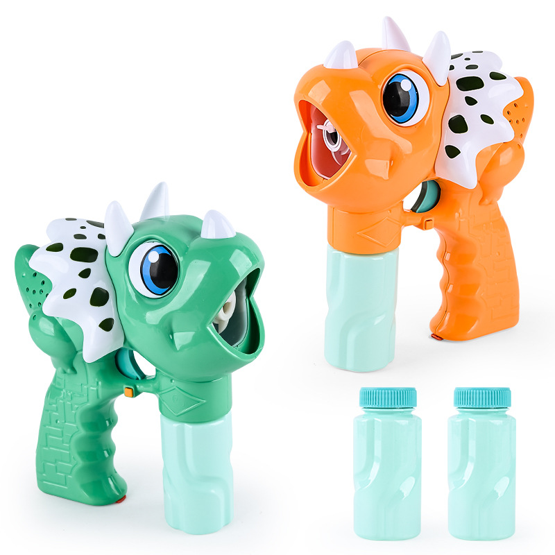 Chow Dudu Bubble Toy GF6267 Eletriki Dinosaur Bubble egbe nwere ọkụ & egwu (2)