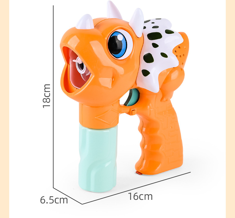Chow Dudu Bubble Toy GF6267 Eletrik Dinosaur Bubble egbe nwere ọkụ & egwu (4)