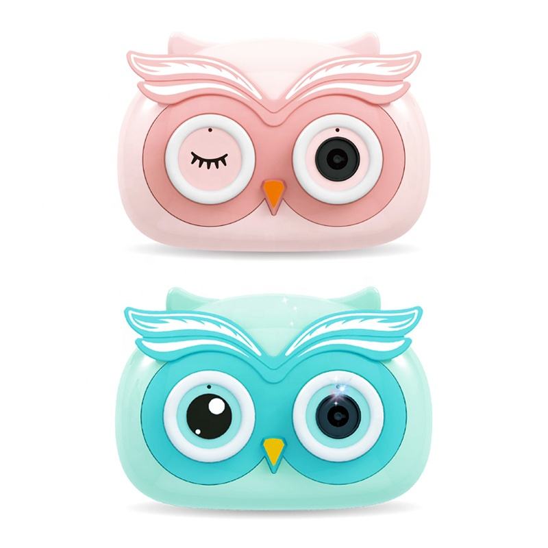 Chow Dudu Bubble Toy GF6271 Elektrisk Cute Owl Bubble Camera med ljus och musik (4)