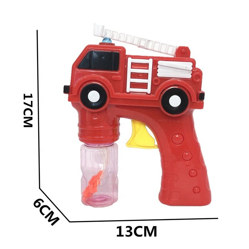 Chow Dudu Bubble Toy GF6315 Сладка пожарна кола Bubble Gun с водни балончета (1)