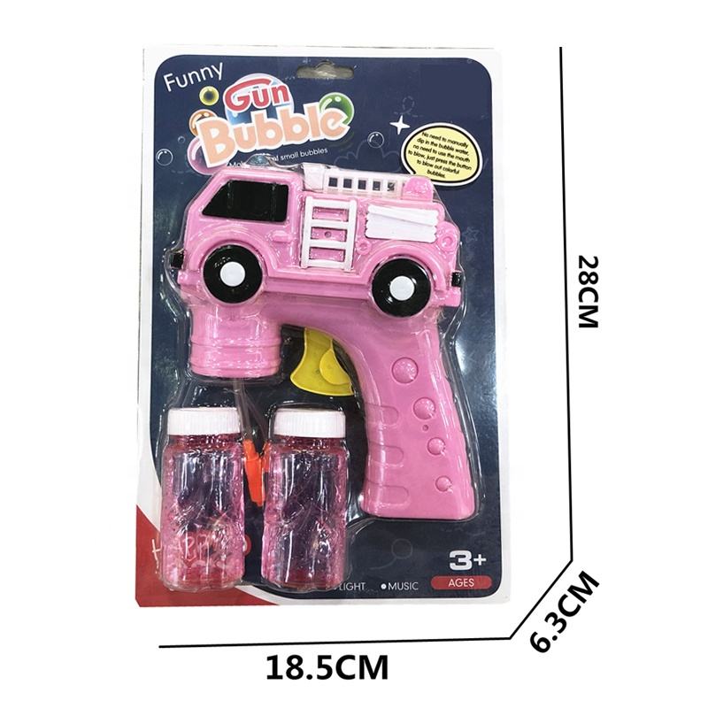 Chow Dudu Bubble Toy GF6315 Cute Firefight Car Bubble Gun With Bubble Toy (4)