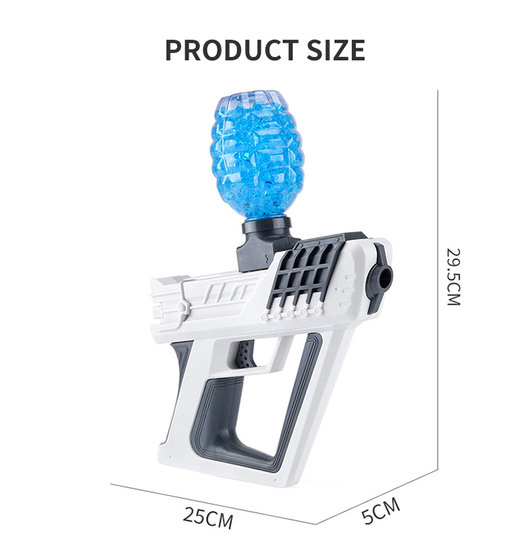 Chow Dudu Shooting Game GW1101 Water Bullet Toy egbe nwere batrị na mgbọ mmiri (6)