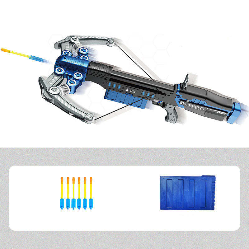 Chow Dudu Shooting Game Soft Bullet Gun 6 Bursts of Armbow (4)