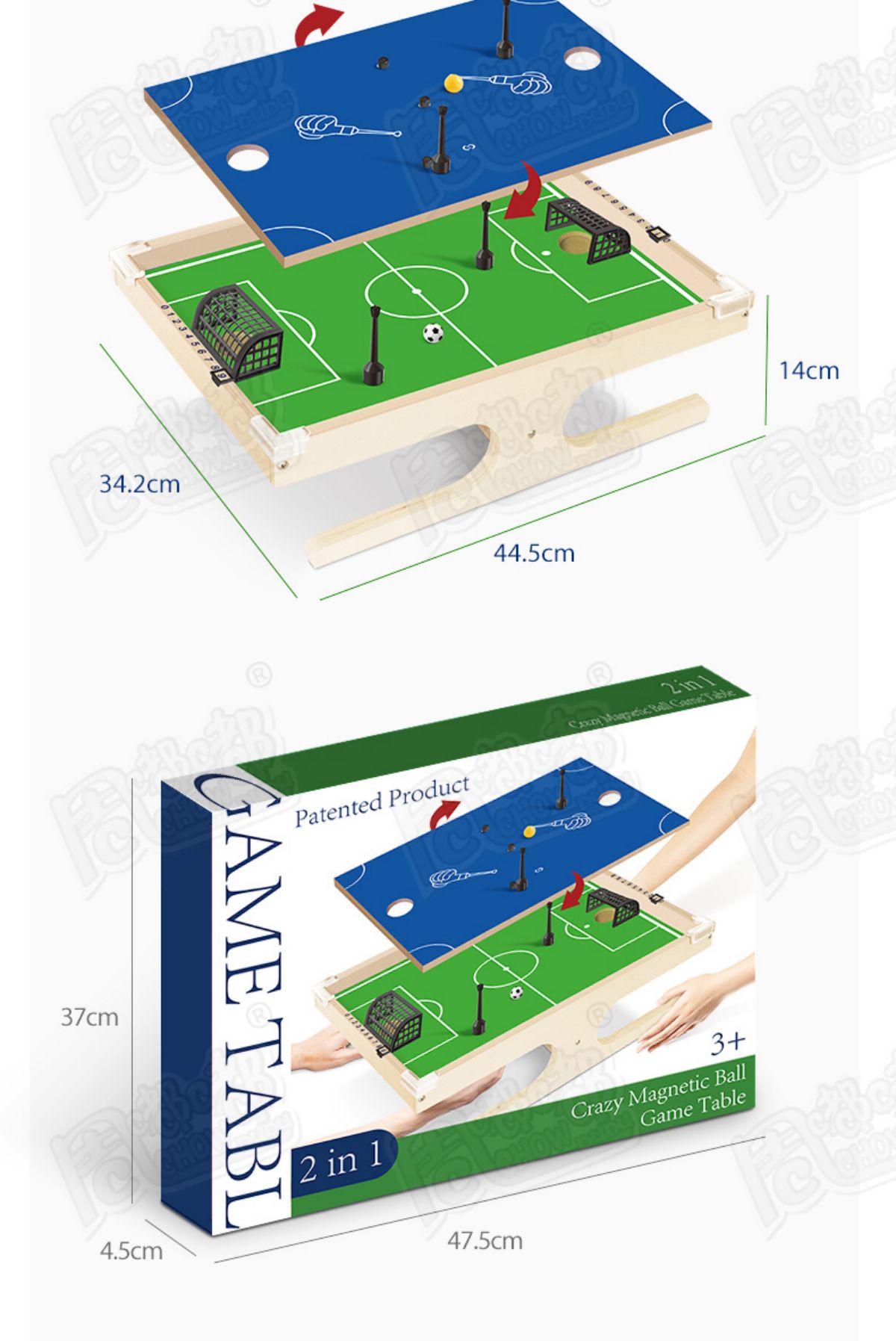 Mesa de juego de pelota magnética Crazy14