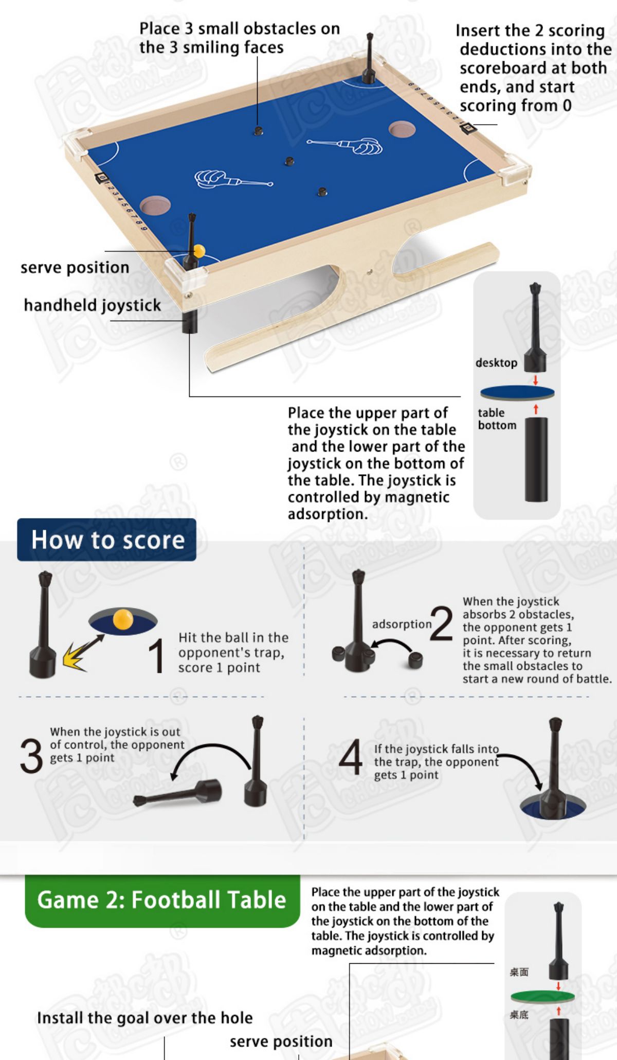 Crazy Magnetic Ball Game Table7