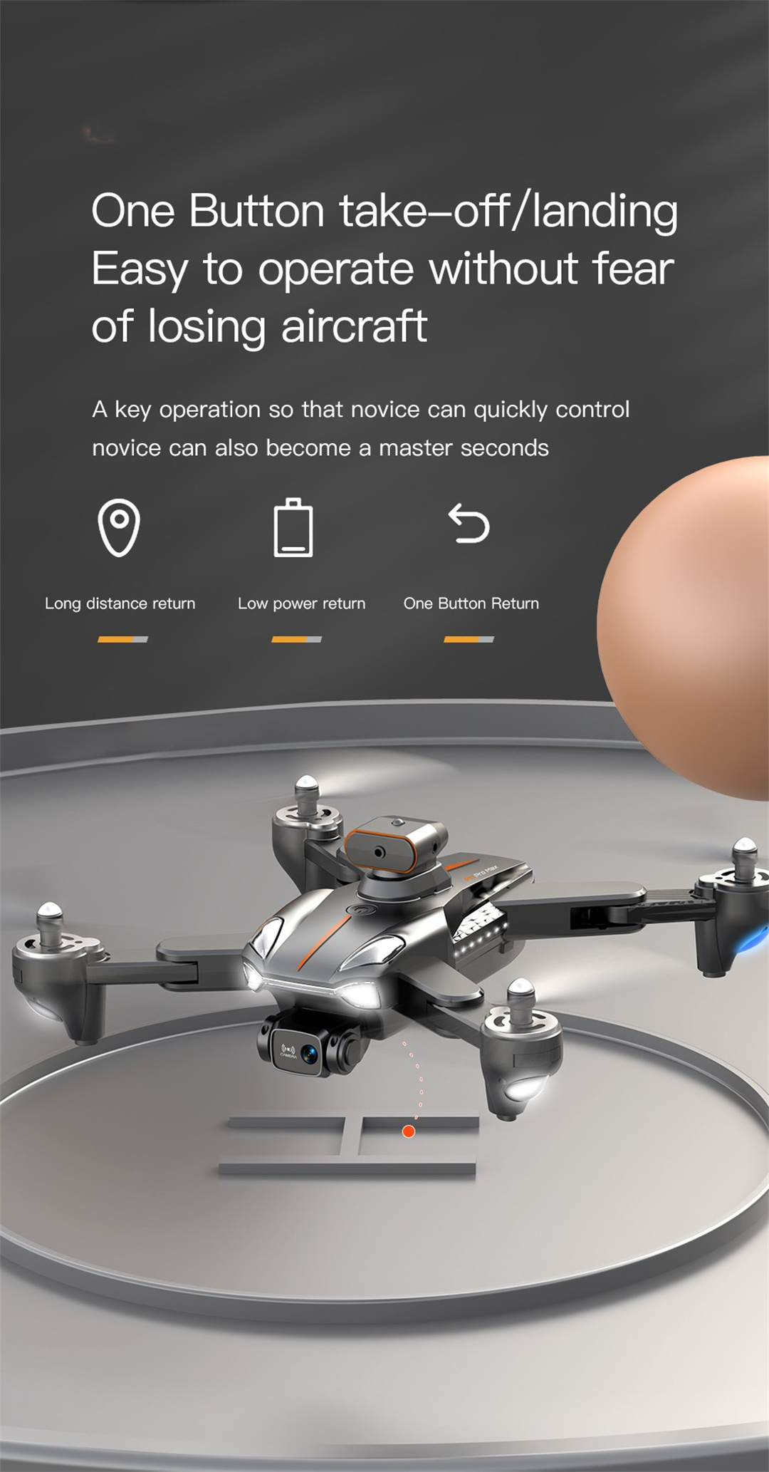 Kamera 10 bilan dron