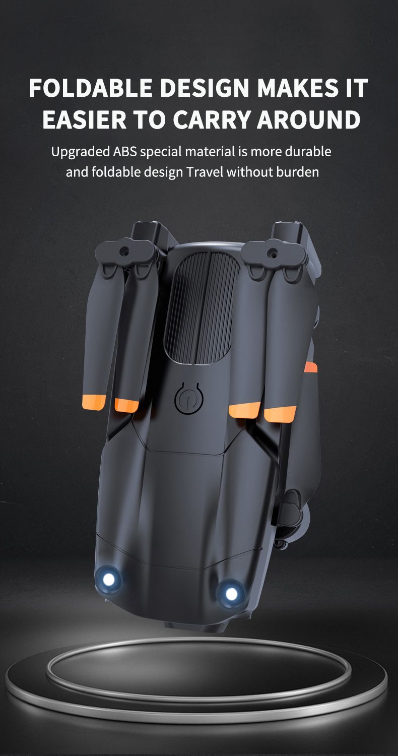 GLOBAL DRONE GD89 Pro Plus foldable RC WIFI Drone nwere ihe mgbochi akụkụ ise (6)