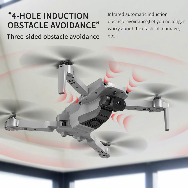 GLOBAL DRONE GD89 Pro gbakwunyere foldable RC WIFI Drone nwere ihe mgbochi akụkụ ise (8)