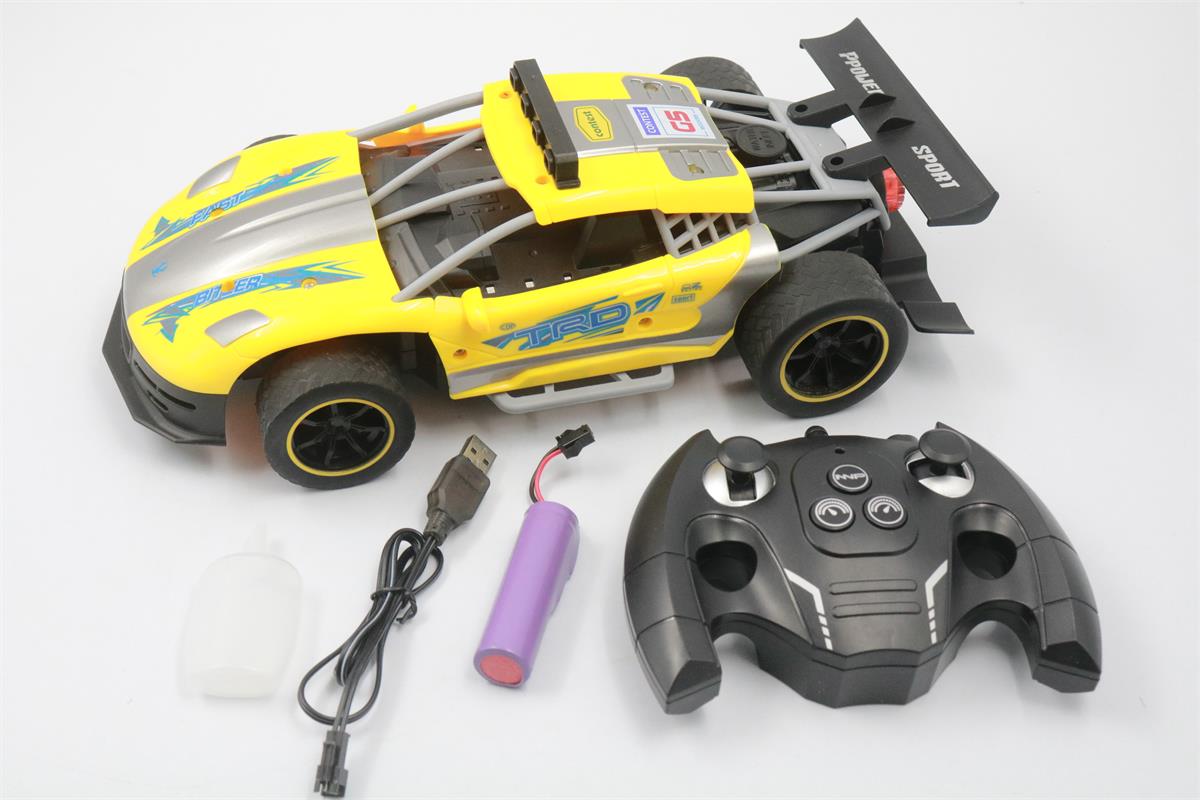 Duniyar Drone Funhood 2WD RC Racing Motar Fasa Hazo tare da Haske