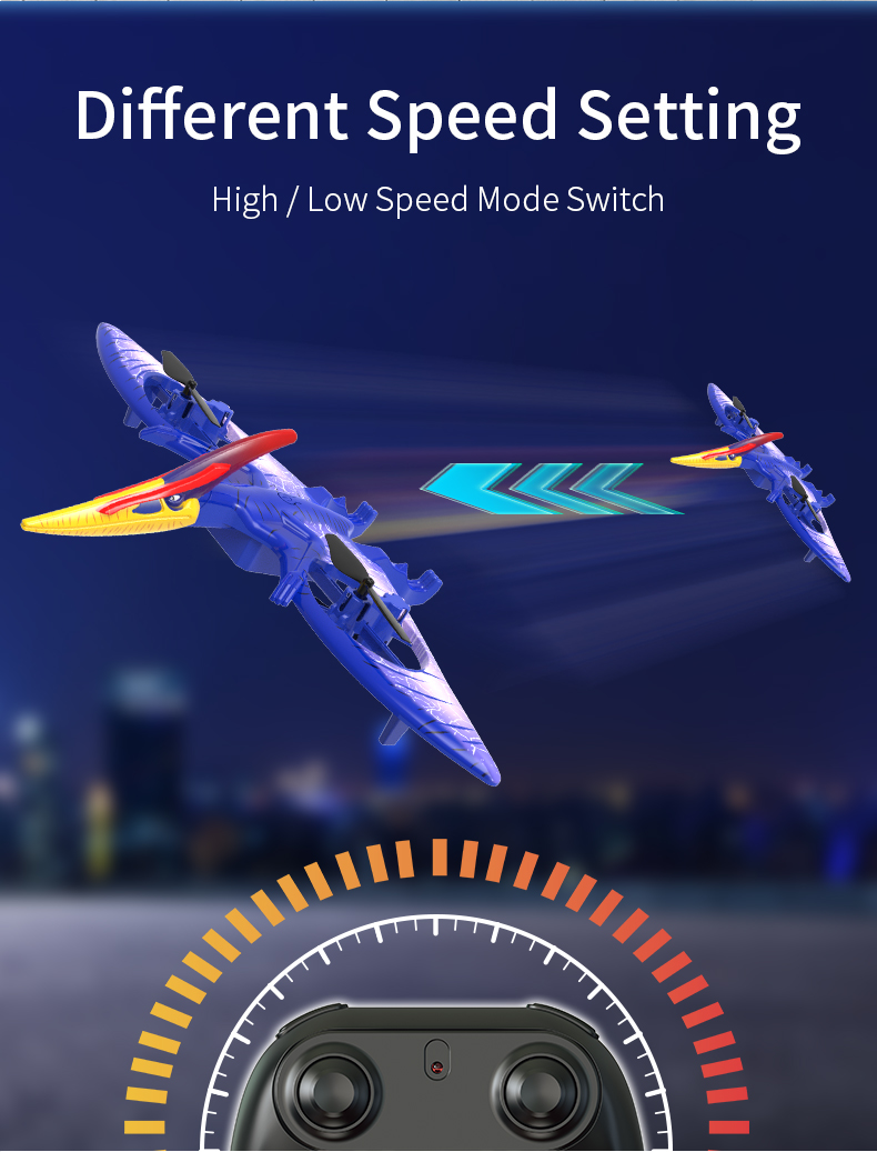 Global Drone Funhood GD2202 Creative RC Pterosaur Dinosaur Drone nwere Ìhè (10)