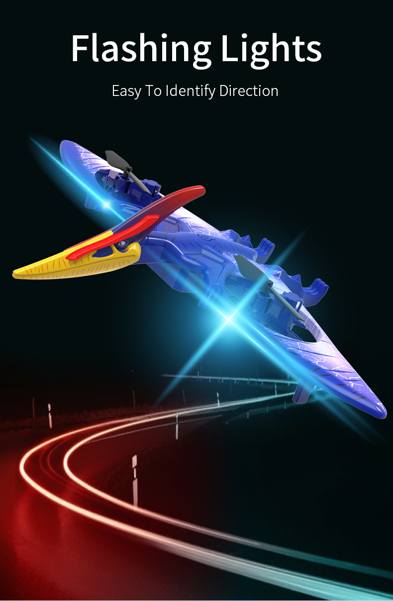 Global Drone Funhood GD2202 Creative RC Pterosaur Dinosaur Drone nwere Ìhè (5)