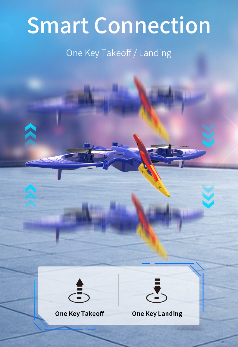 Global Drone Funhood GD2202 Creative RC Pterosaur Dinosaur Drone nwere Ìhè (7)