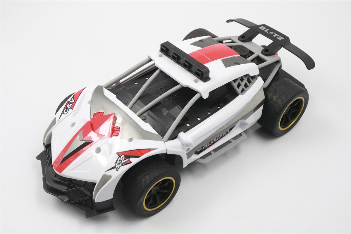 Global Drone Funhood GD874A 2WD RC Racing Ụgbọ ala na-efesa alụlụ na ọkụ (4)