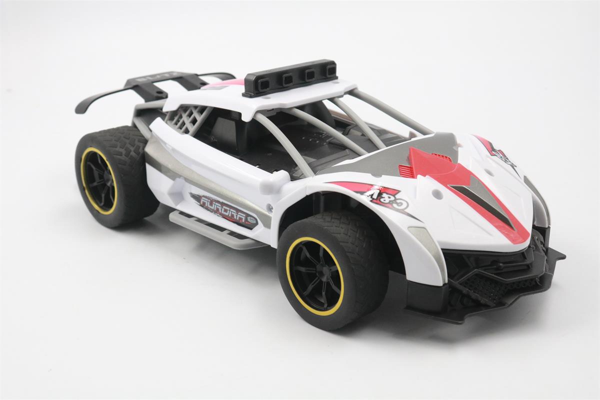 Global Drone Funhood GD874A 2WD RC Racing Ụgbọ ala na-efesa alụlụ na ọkụ (6)