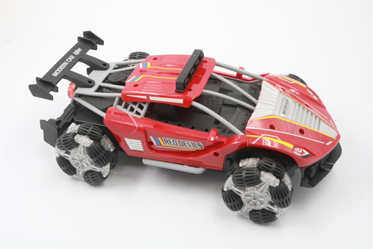 Global uçarmansyz güýmenje GD878A-1 4WD RC Racingaryş sürýän awtoulag ýeňil ýagtylyk bilen pürkýän duman (4)