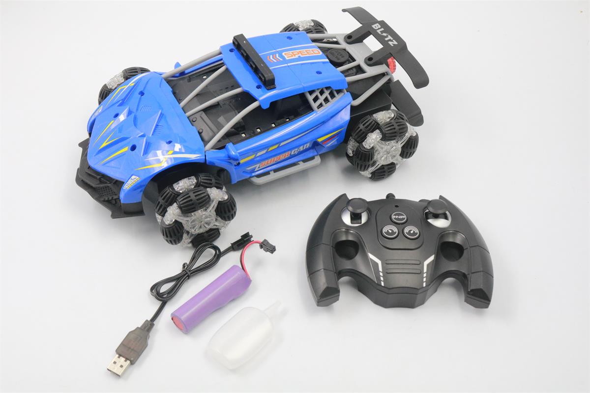 Global Drone Funhood GD878A-4 4WD RC Racing Drifting Car Spraying Mist con luz (1)