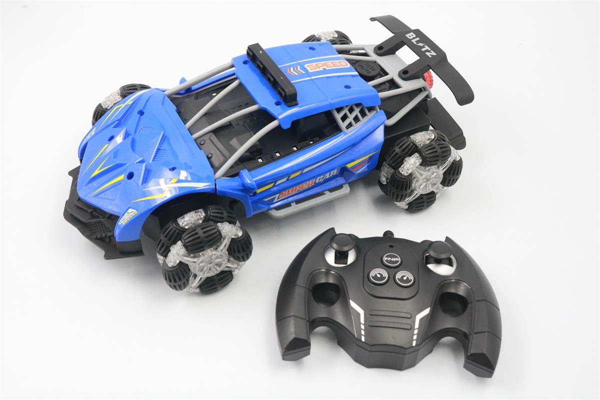 Global Drone Funhood GD878A-4 4WD RC Racing Drifting Car Spraying Spray cu lumină (4)