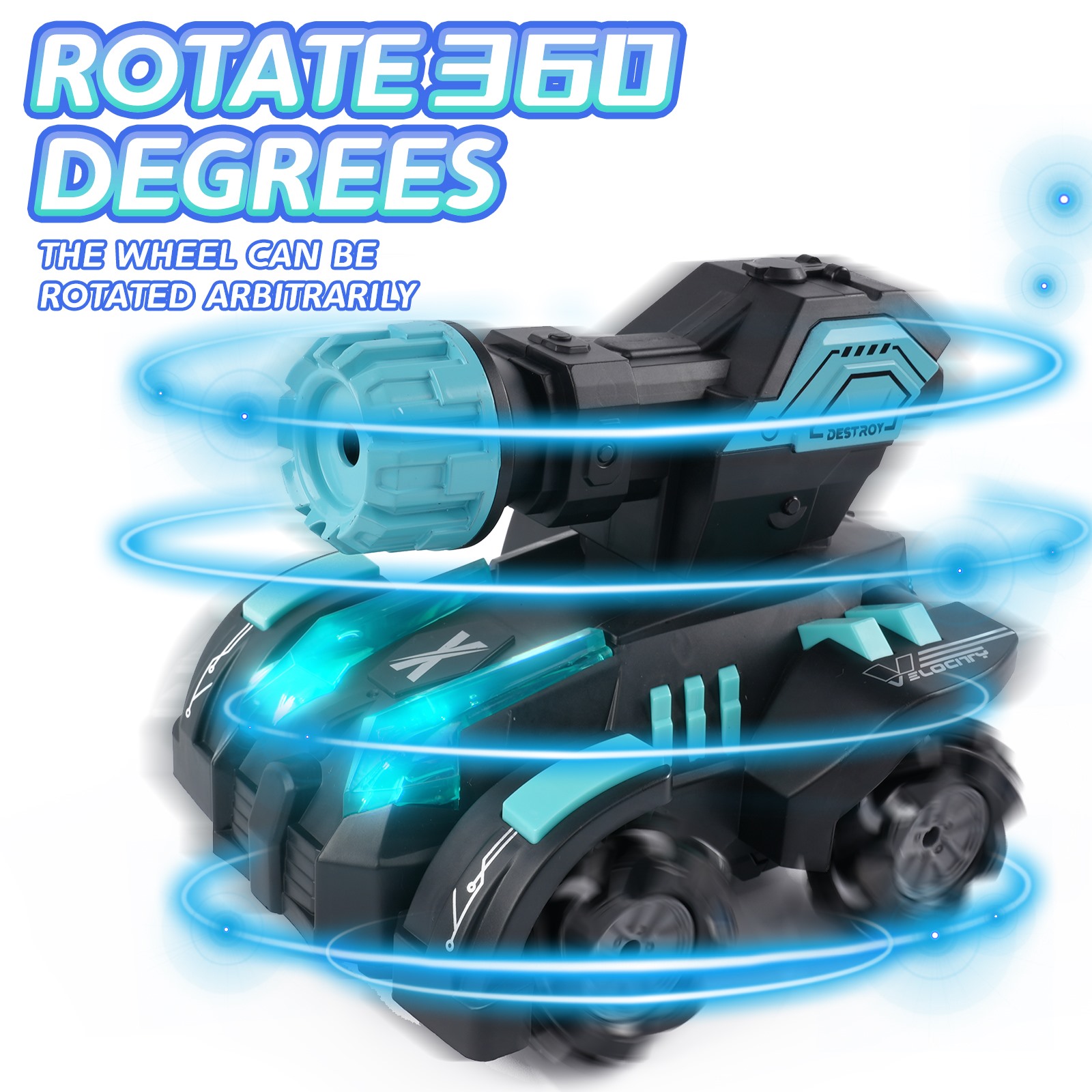 Global Drone Funhood GF2220 vízbomba tank RC autó kiváló minőségű gyerekjátékok karácsonyra (5)
