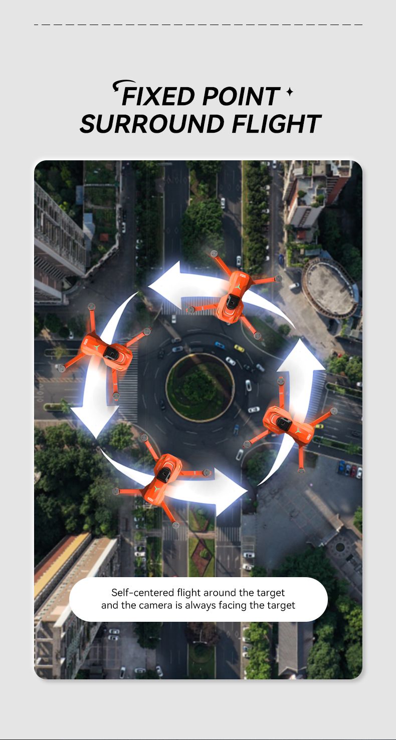 Global Drone GD95 GPS-droni 4K-kameralla ja harjattomilla moottoreilla, 5-sivuinen esteiden välttäminen (9)