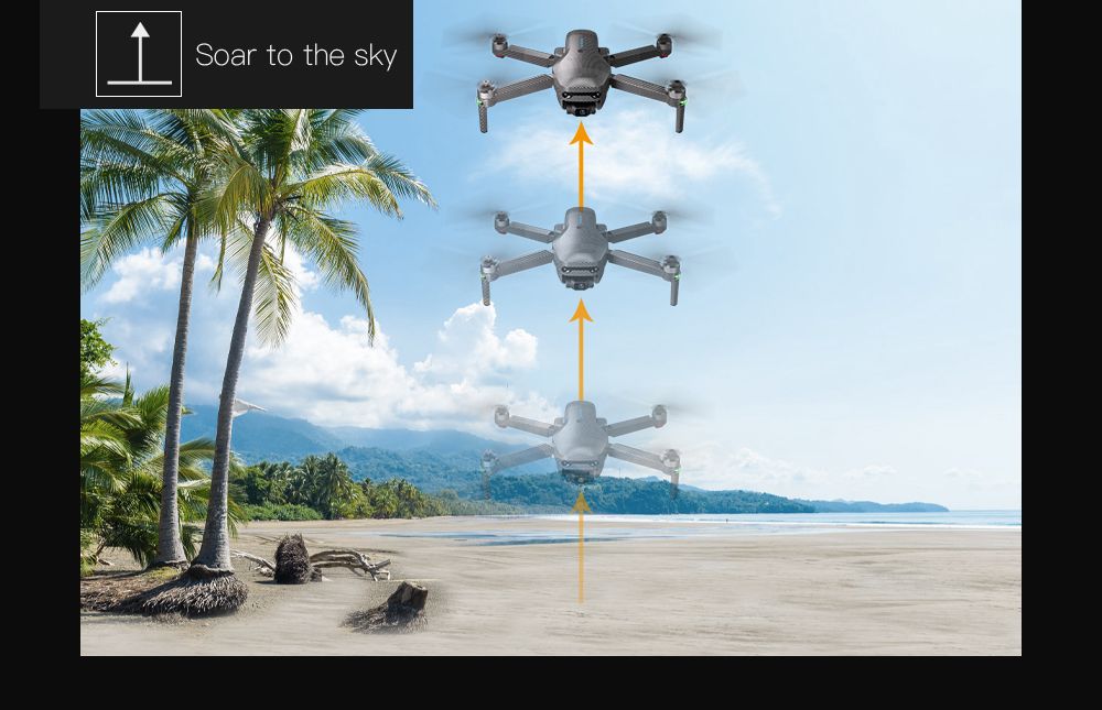 Global Drone GD96 Sony камерасы 3-ок щеткасыз Gimbal дрон эки визуалдык тоскоолдуктардан качуу (16)