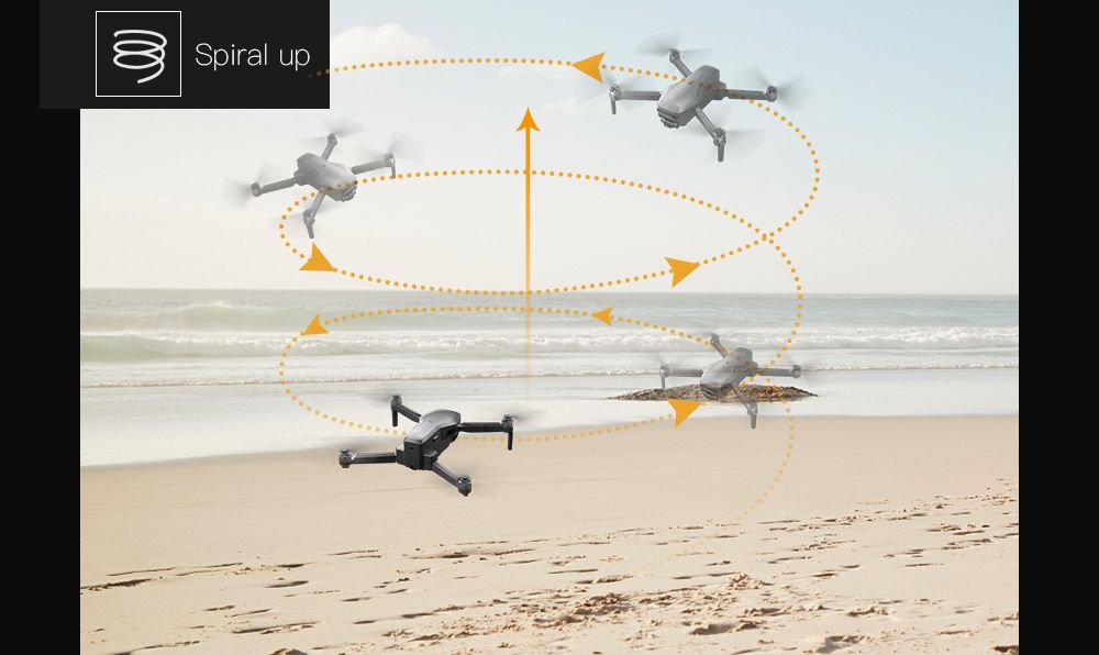 Global Drone GD96 Sony Kamera 3-okly çotgasyz Gimbal dron, goşa wizual päsgelçiliklerden gaça durmak (17)