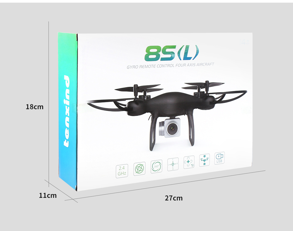 Global Drone GW8L RC Drone Mini Phantom (ilman kameraa 4K-kameralla) (16)