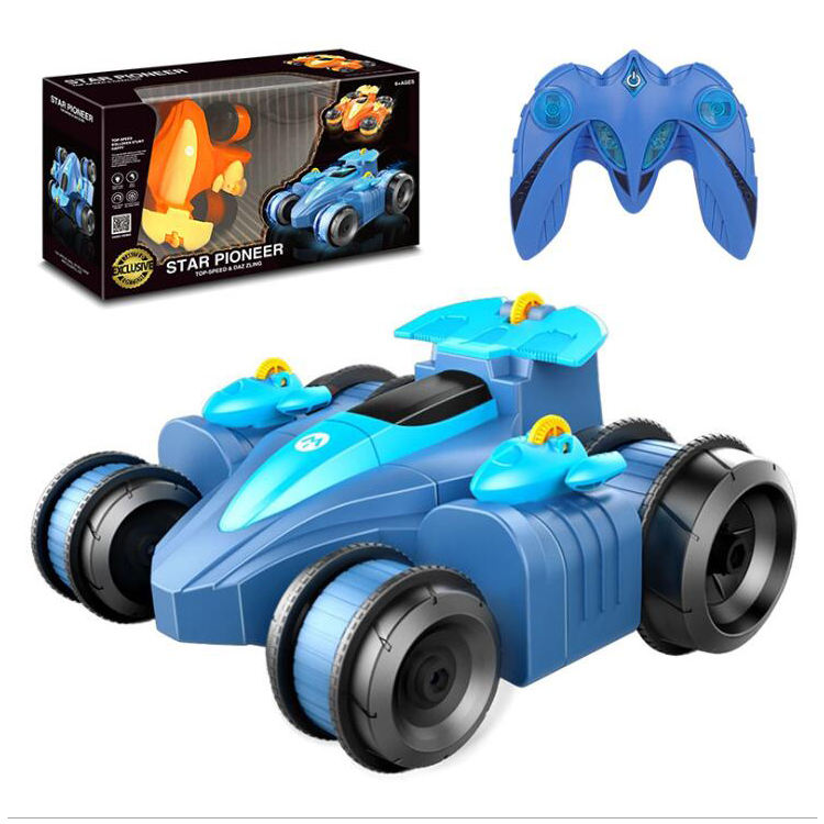 Global Funhood GF2655 доңғалақтары мен жарықтары бар RC Rolling Stunt Car (5)