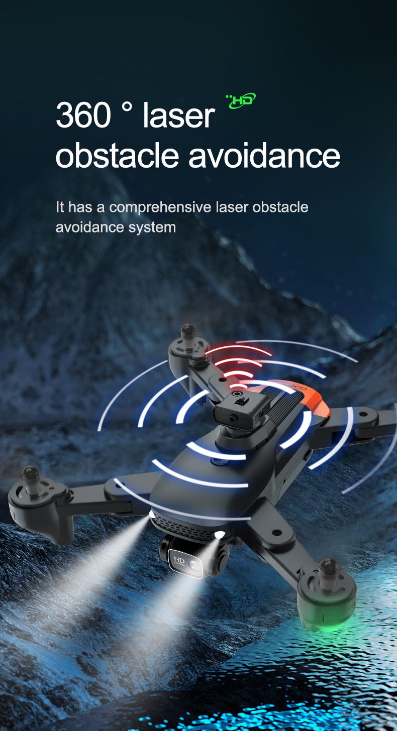新着 Globaldrone GD94 5 側面障害物回避機能付き最大 GPS ドローン (4)