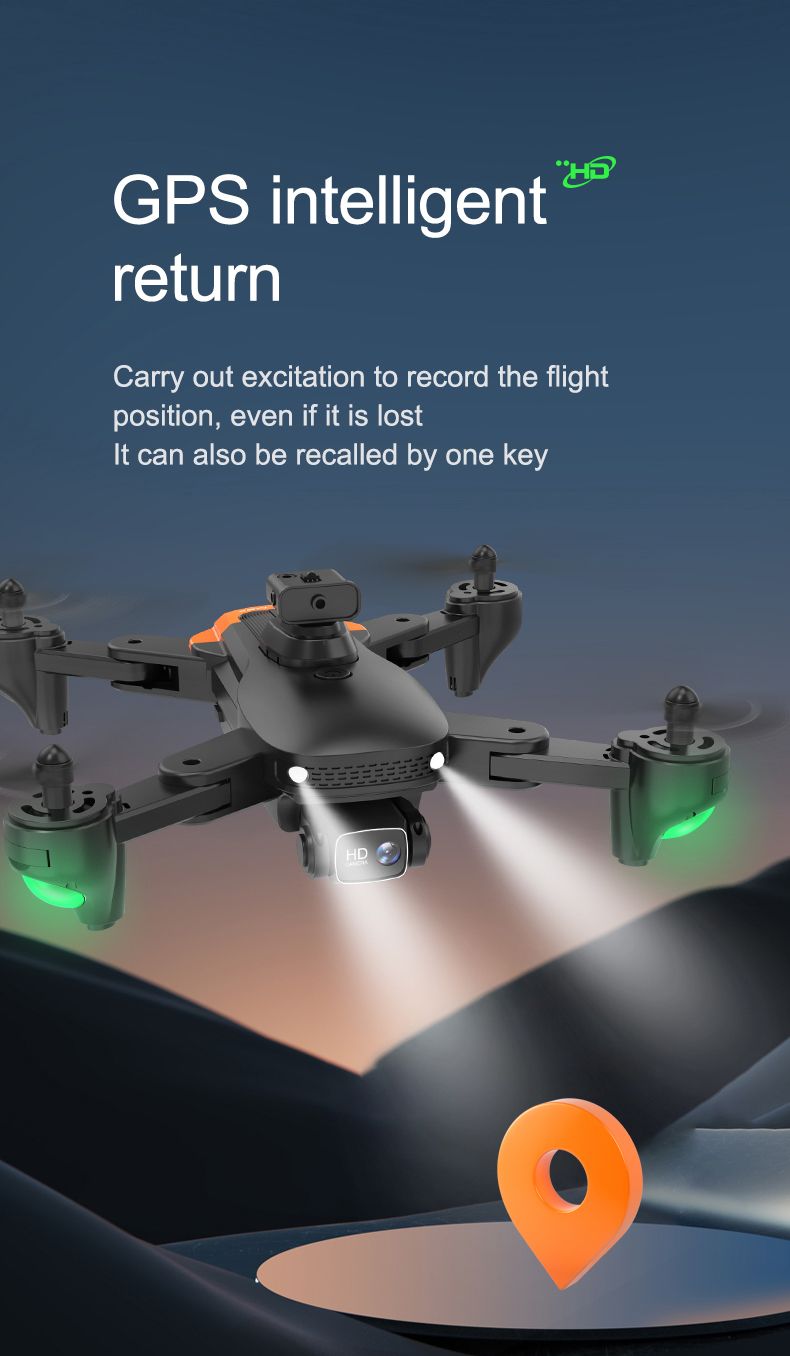 Ho Fihla ho Ncha Globaldrone GD94 Max GPS Drone E nang le Litšitiso tse 5 tsa Mahlakoreng (6)