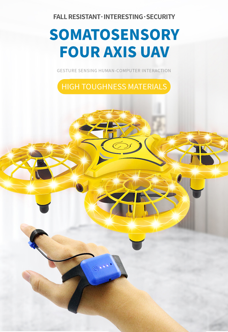 Ny Global Drone GW1S RC Mini Drone med SingleDual Control Kids Toy (1)