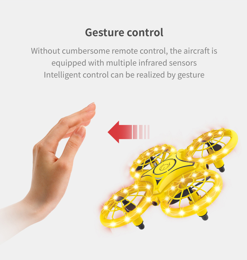 Новый радиоуправляемый мини-дрон Global Drone GW1S с детской игрушкой SingleDual Control (12)