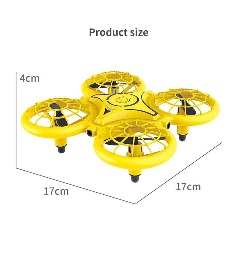 پهپاد جدید جهانی پهپاد GW1S RC Mini Drone با اسباب بازی کودکان کنترل تکی (19)