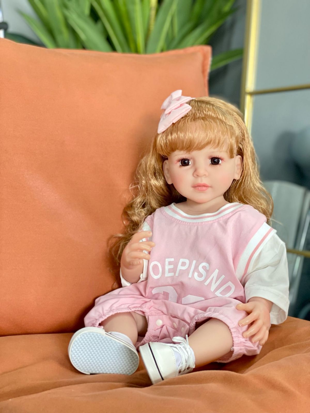 Reborn Baby Dolls Silicone Cute Soft Baby Doll Fashion Bebe Reborn Dolls 55cm Baby Toys for Girls (5)