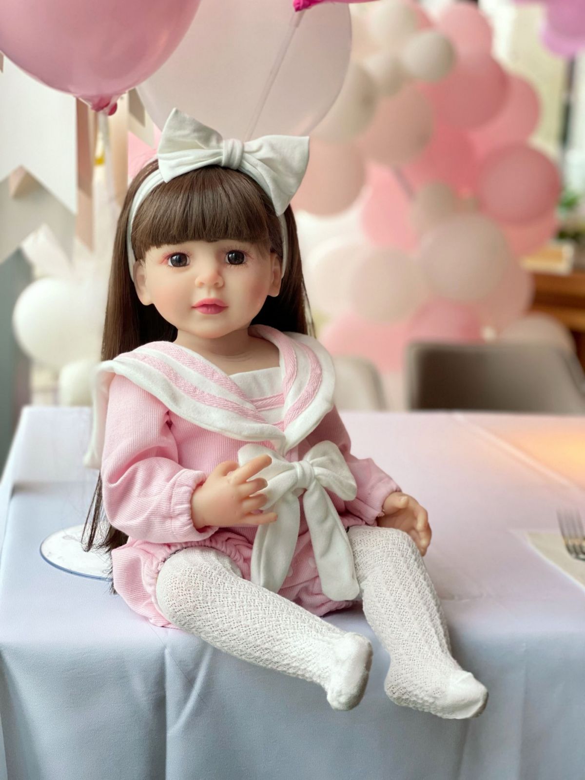 Reborn Baby Dolls Silicone Cute Soft Baby Doll Fashion Bebe Reborn Dolls 55cm Baby Toys for Girls (6)