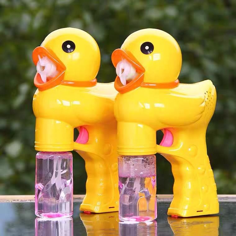 Chow Dudu Bubble Toy GF6211 Electric Duck Bubble Gun with Light & Music (2)