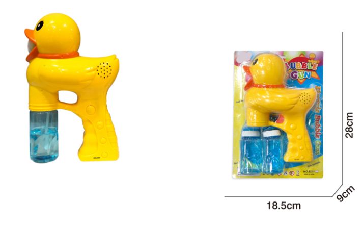 Chow Dudu Bubble Toy GF6211 Electric Duck Bubble Gun with Light & Music (3)